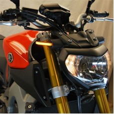 New Rage Cycles (NRC) Yamaha FZ-09 (MT-09) Front Turn signal Kit (2014-2016) New Rage Cycles (NRC) Yamaha FZ-09 (MT-09) Front Turn signal Kit (2014-2016)